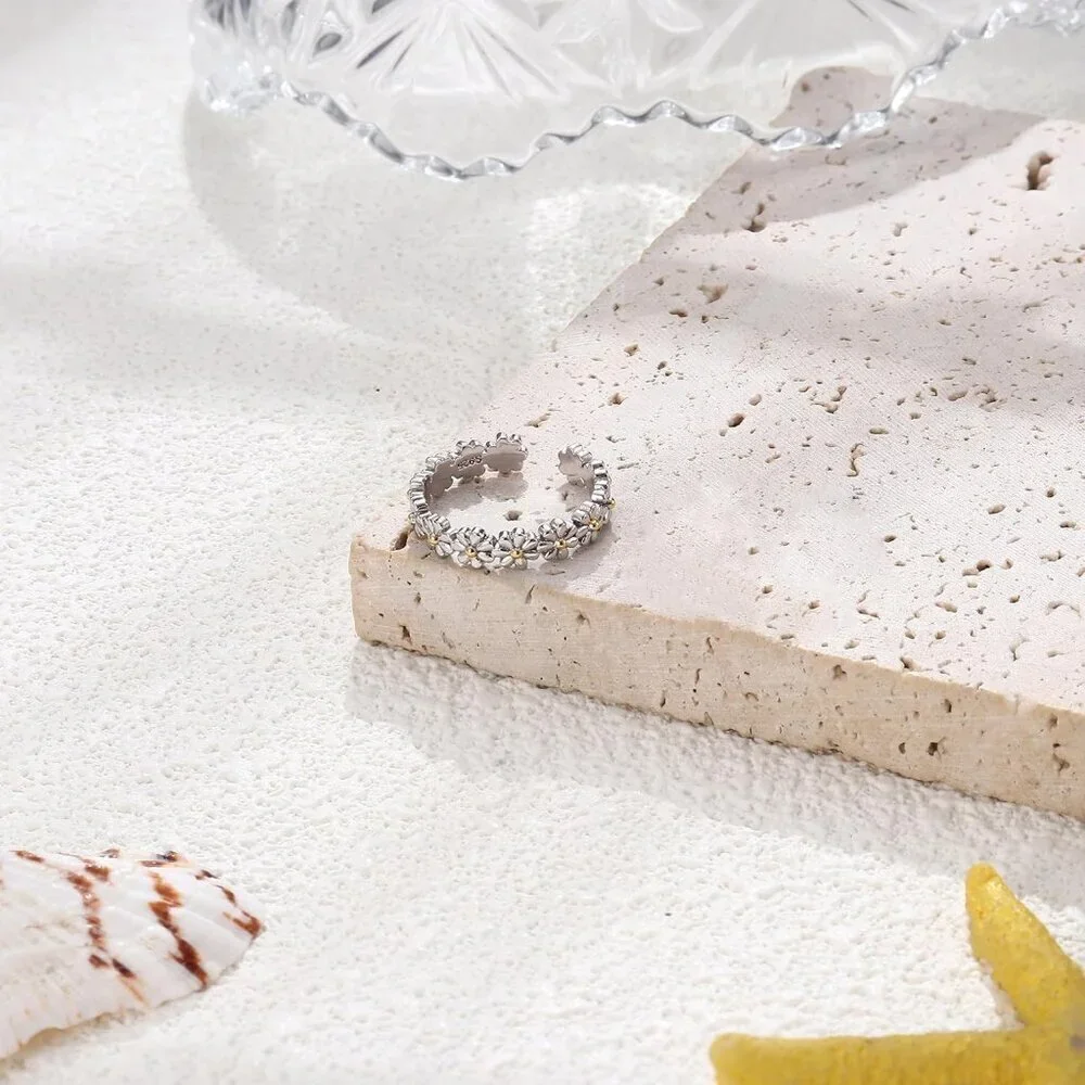 Versatile Adjustable Toe Rings in 925 Silver - Perfect Summer Foot Jewelry - Picture 6 of 6